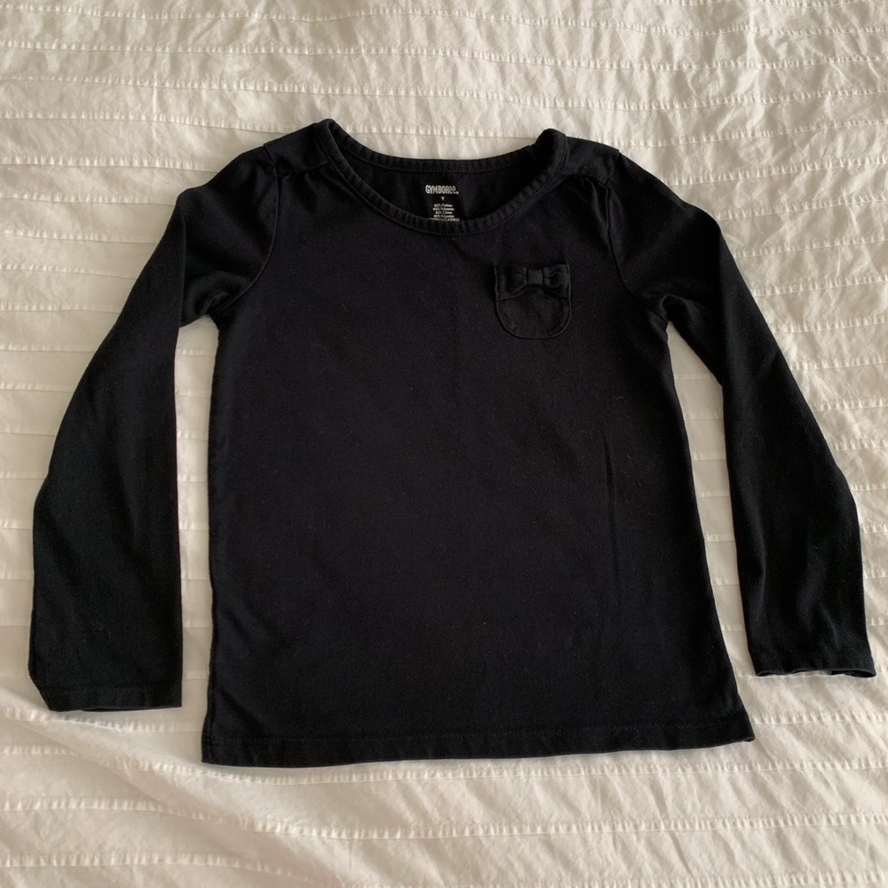*3/$10* Black Gymboree Long Sleeve T-Shirt